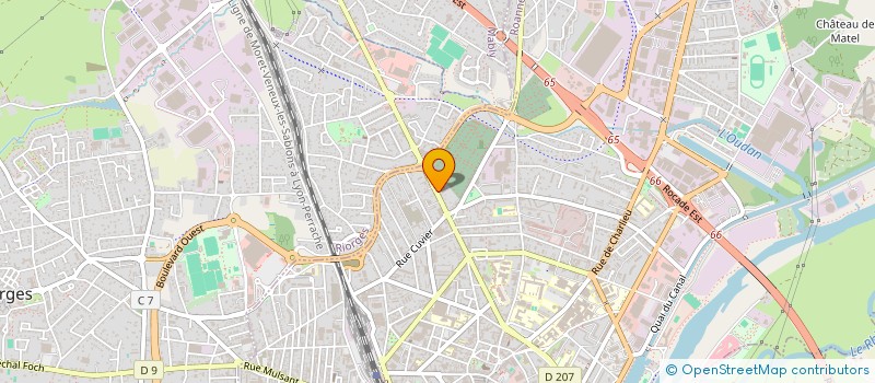 localisation de l'entreprise INDIVISION SAUTET  ROANNE