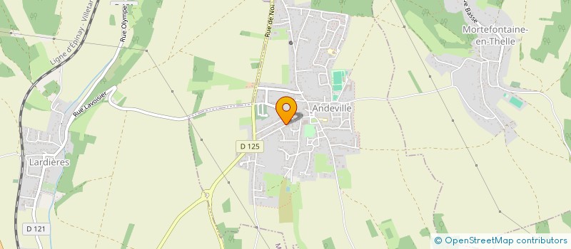 localisation de l'entreprise INDIVISION SAUTTON/ PETIT  ANDEVILLE