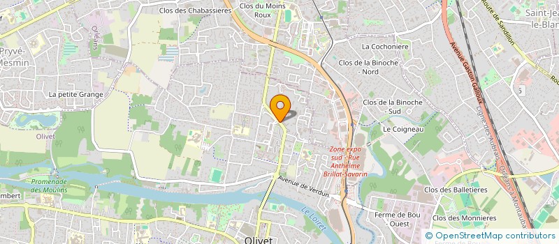 localisation de l'entreprise INDIVISION SAUVAGE à OLIVET