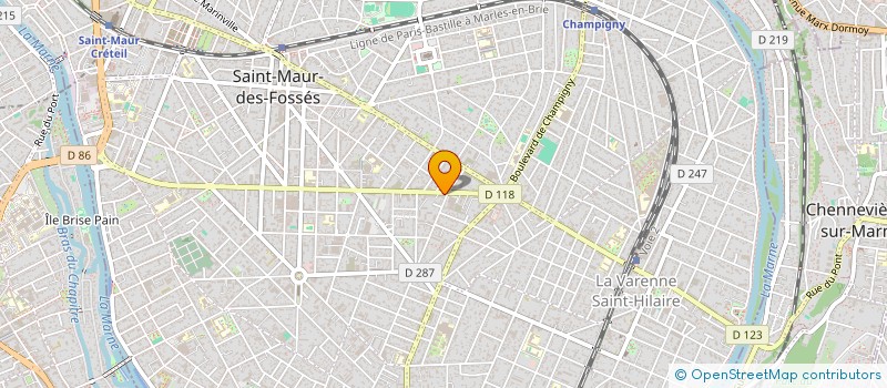 localisation de l'entreprise INDIVISION SAUVAGE GONCALVES à SAINT-MAUR-DES-FOSSES