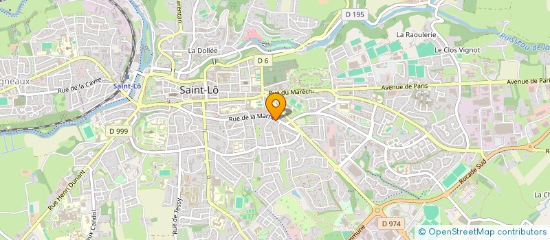 localisation de l'entreprise INDIVISION SAVAFLAM  SAINT-LO