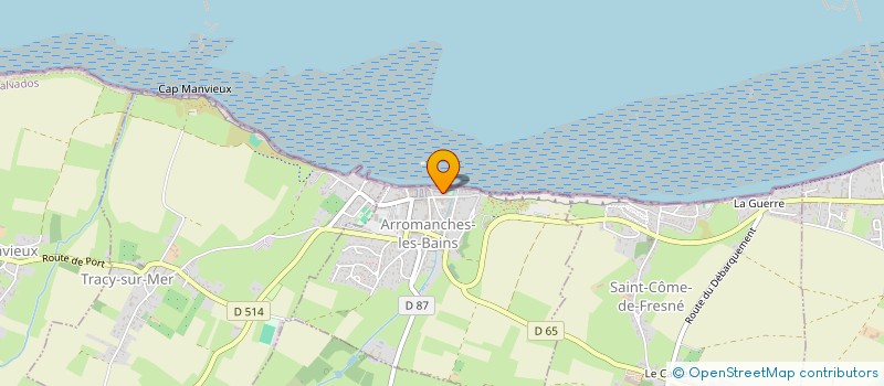 localisation de l'entreprise INDIVISION SAVAIN  ARROMANCHES-LES-BAINS