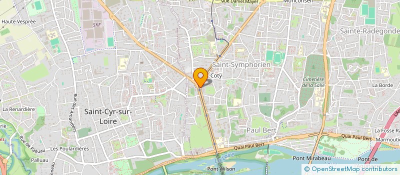 localisation de l'entreprise INDIVISION SAVARY  TOURS