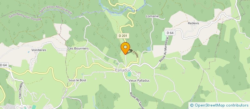 localisation de l'entreprise INDIVISION SAVATTEZ-BEAUDIMENT  PALLADUC