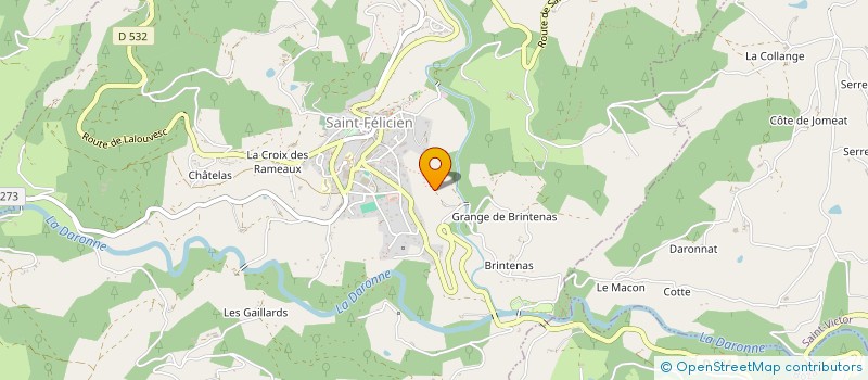 localisation de l'entreprise INDIVISION SAVEL BERGERON  SAINT-FELICIEN