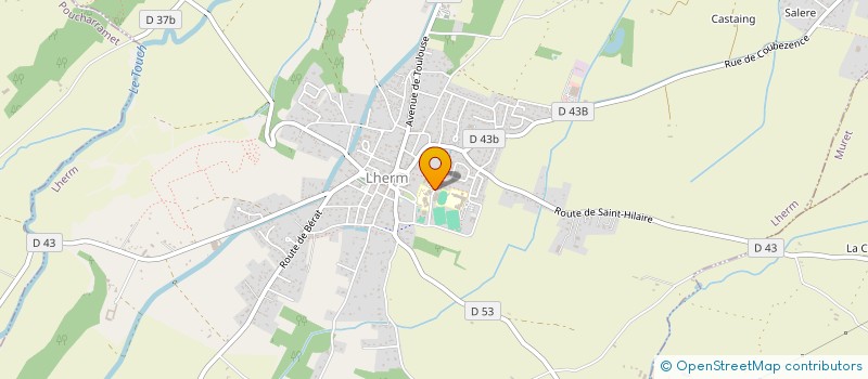 localisation de l'entreprise INDIVISION SAVIGNAC DAMIEN ET GUIBERT ELODIE à LHERM