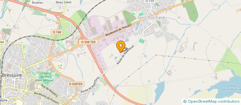 localisation de l'entreprise INDIVISION SAVIN  BRESSUIRE