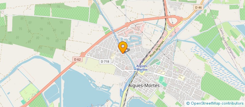 localisation de l'entreprise INDIVISION SAVIO FREDERIC ET MARIE-PAULE  AIGUES-MORTES