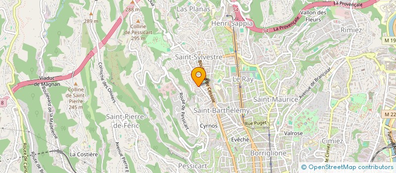 localisation de l'entreprise INDIVISION SAYAG  NICE