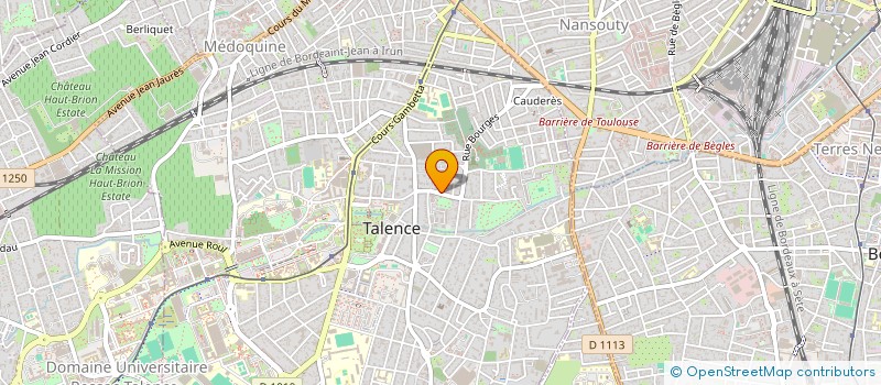 localisation de l'entreprise INDIVISION SAYO MARIE JOSE MANIZAN MICHELLE  TALENCE