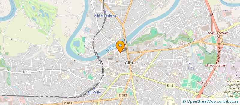 localisation de l'entreprise INDIVISION SCAL CIMINELLI à ALBI