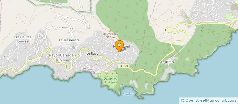 localisation de l'entreprise INDIVISION SCARANGELLA ALAIMO à RAYOL-CANADEL-SUR-MER