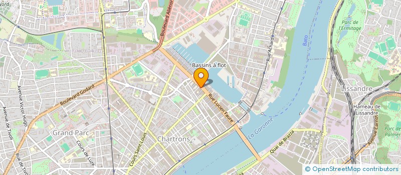 localisation de l'entreprise INDIVISION SCEAUX CHATEAUNEUF  BORDEAUX