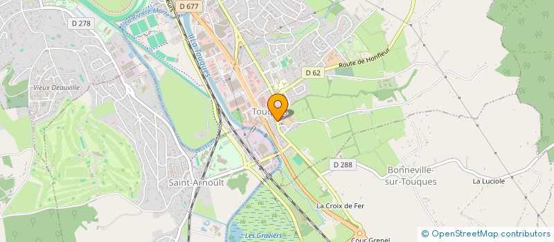 localisation de l'entreprise INDIVISION SCF GODET  TOUQUES