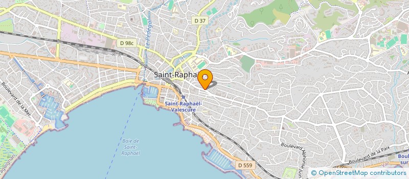 localisation de l'entreprise INDIVISION SCHALL STRASSER  SAINT-RAPHAEL