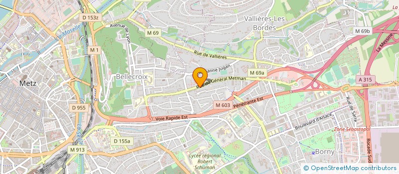 localisation de l'entreprise INDIVISION SCHARFF  METZ