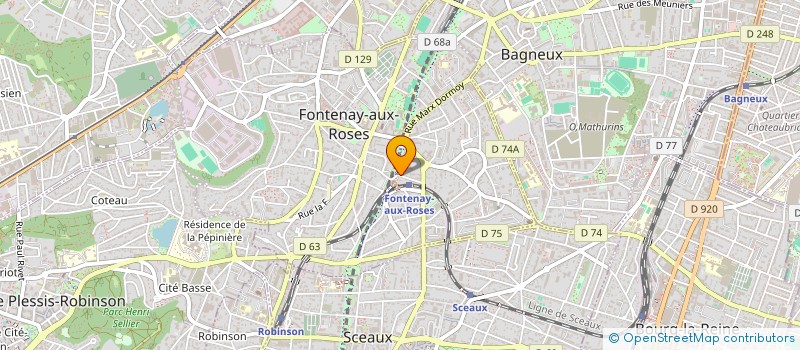 localisation de l'entreprise INDIVISION SCHEOFFTER à FONTENAY AUX ROSES