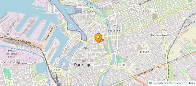 localisation de l'entreprise INDIVISION SCHEPMAN LECOESTER à DUNKERQUE