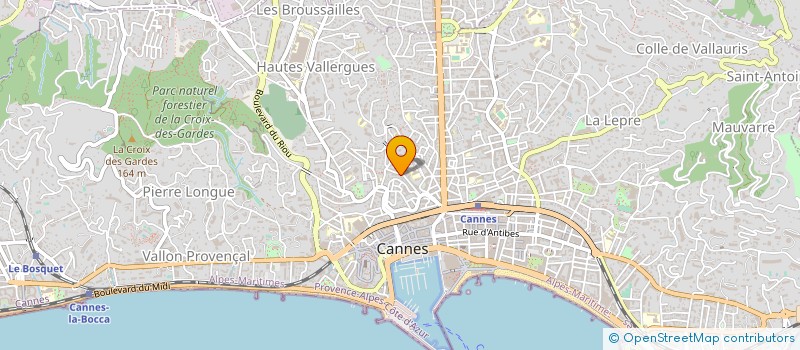 localisation de l'entreprise INDIVISION SCHERIER PICARD à CANNES