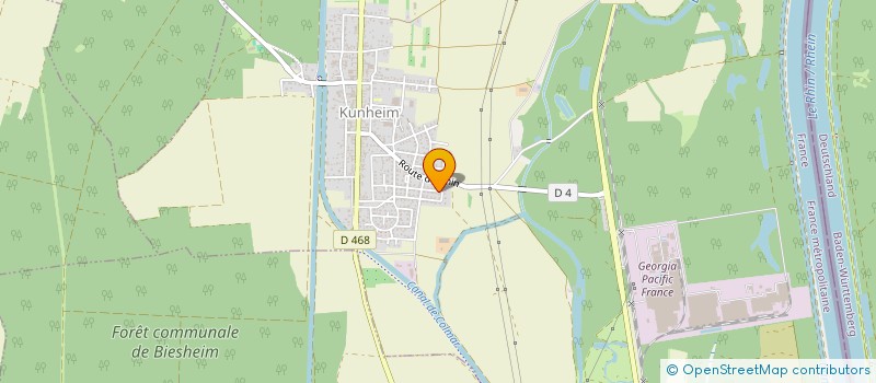 localisation de l'entreprise INDIVISION  SCHMIDT  BALTZENHEIM