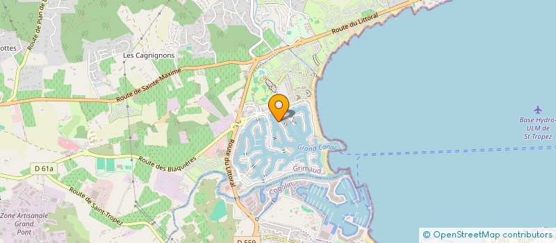 localisation de l'entreprise INDIVISION SCHMIDT  GRIMAUD