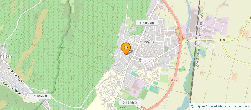 localisation de l'entreprise INDIVISION SCHMITT CHAHOUD  ROUFFACH