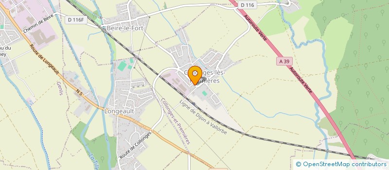 localisation de l'entreprise INDIVISION SCHNEIDER CHARLES  BESSEY-LES-CITEAUX