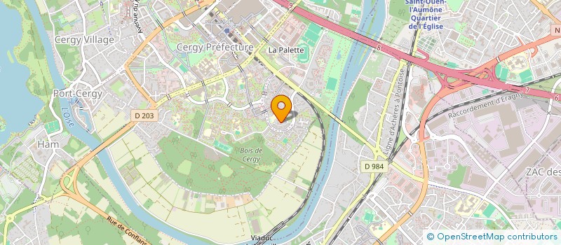 localisation de l'entreprise INDIVISION SCHNEIDER ET AUZELOUX  CERGY