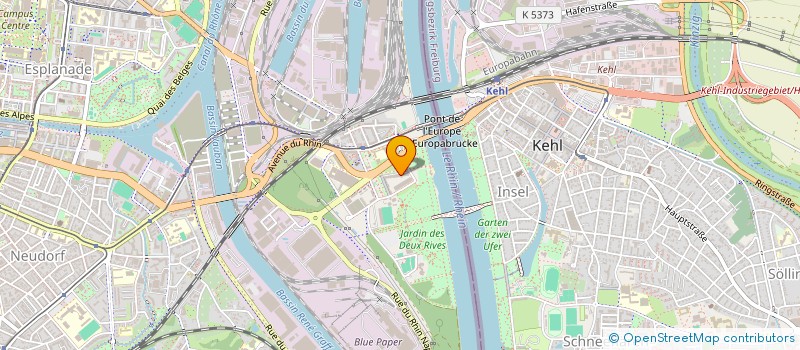 localisation de l'entreprise INDIVISION SCHNEIDER / RENFER à STRASBOURG