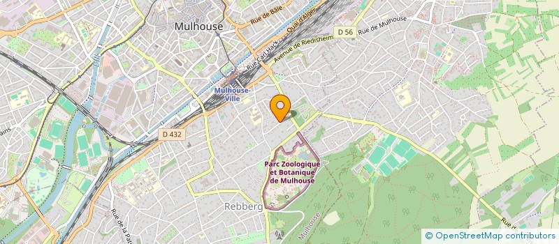 localisation de l'entreprise INDIVISION SCHNEIDER*SPIEGEL/JEANNE/  MULHOUSE