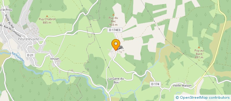 localisation de l'entreprise INDIVISION SCHNITZER-BOISVERT  SAINT-SETIERS