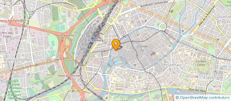 localisation de l'entreprise INDIVISION SCHOCK ERHART à STRASBOURG