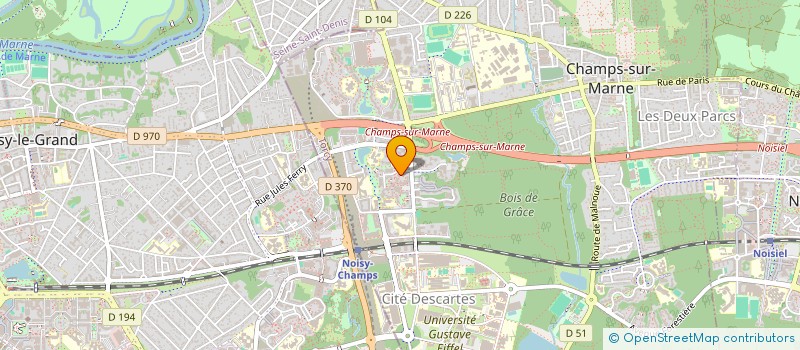 localisation de l'entreprise INDIVISION SCHOEN  CHAMPS-SUR-MARNE