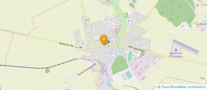 localisation de l'entreprise INDIVISION SCHOENENBERGER MARTINE  ETREPAGNY