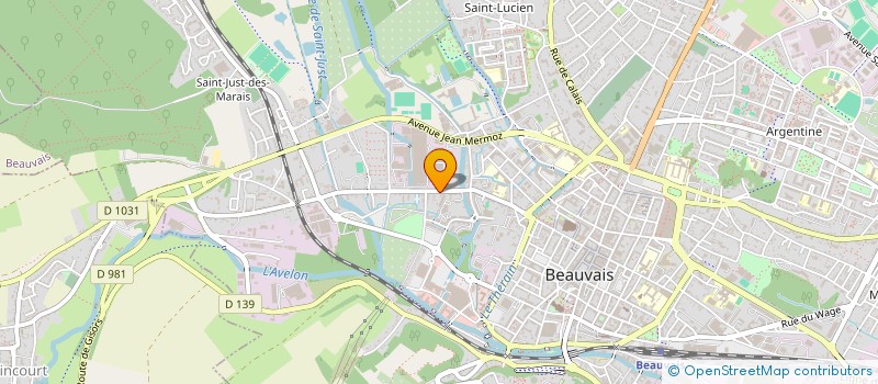 localisation de l'entreprise INDIVISION SCHONWALD-ANTKOWIAK  BEAUVAIS