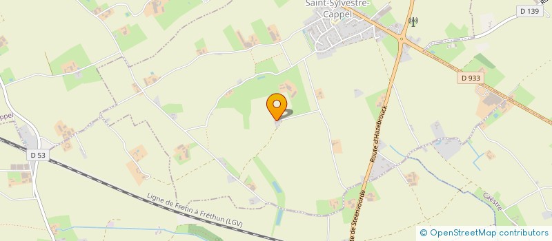 localisation de l'entreprise INDIVISION SCHOONHEERE  SAINT-SYLVESTRE-CAPPEL