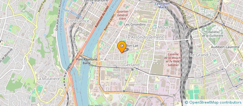 localisation de l'entreprise INDIVISION SCHWARTZ LAGIER  LYON