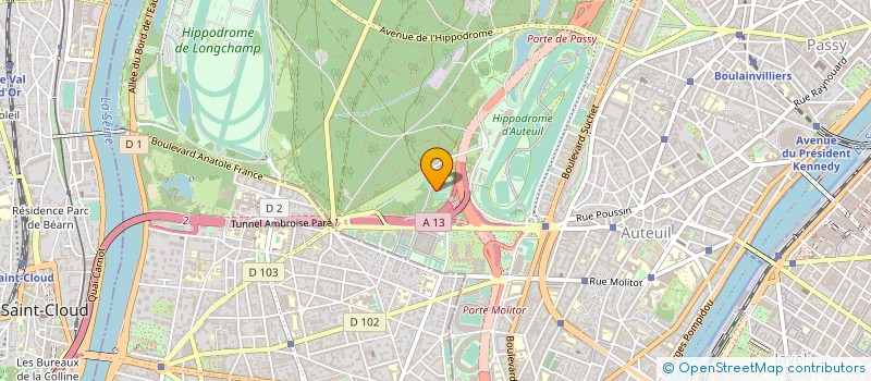 localisation de l'entreprise INDIVISION SCI GMS ET GMM MANON DOUCET  PARIS 16