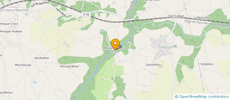 localisation de l'entreprise INDIVISION SCOLAN  LE VIEUX MARCHE