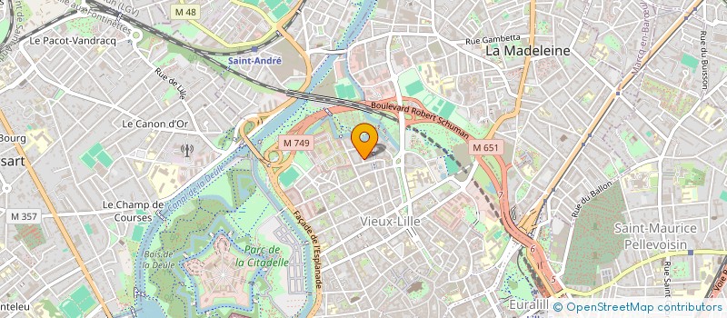 localisation de l'entreprise INDIVISION SCREVE à LILLE
