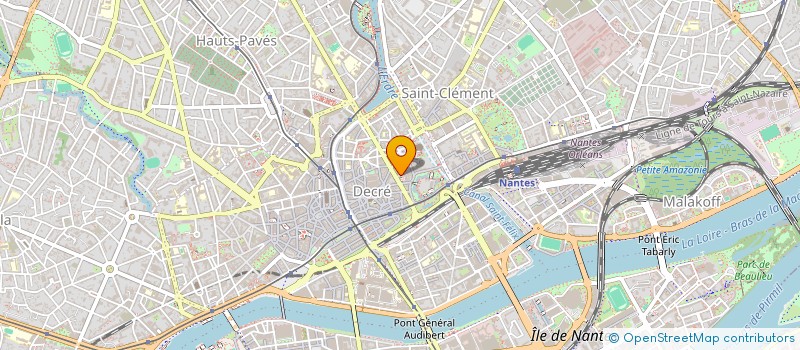 localisation de l'entreprise INDIVISION SECHER / HIHN  NANTES