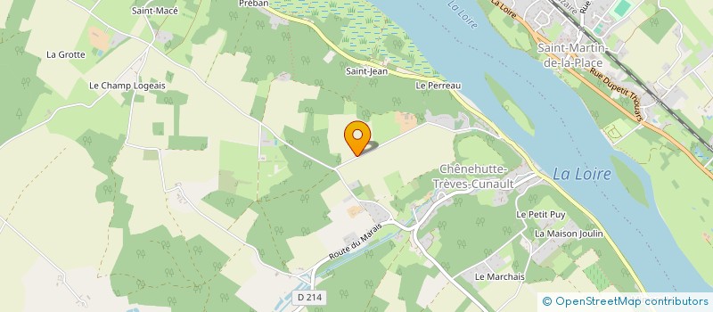 localisation de l'entreprise INDIVISION SECHET à GENNES-VAL-DE-LOIRE