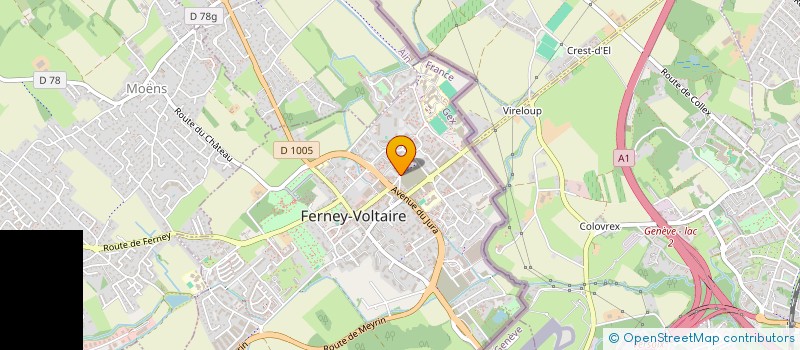 localisation de l'entreprise INDIVISION SECOND à FERNEY-VOLTAIRE