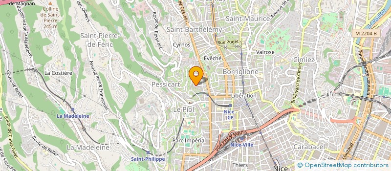 localisation de l'entreprise INDIVISION SEGUIER / OSTEN à NICE