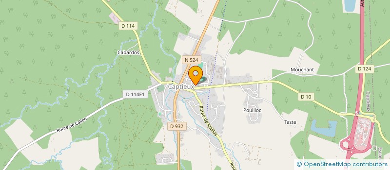 localisation de l'entreprise INDIVISION SEGUIN à CAPTIEUX