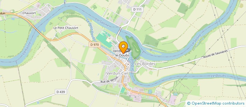 localisation de l'entreprise INDIVISION SEGUIN-GAUDOT à VERDUN-SUR-LE-DOUBS