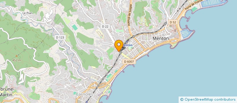 localisation de l'entreprise INDIVISION SEHAN NOEMIE ET JEAN-FRANCOIS  MENTON