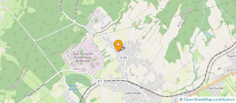 localisation de l'entreprise INDIVISION SEIGNEURET GUENICHOT  BONS-EN-CHABLAIS