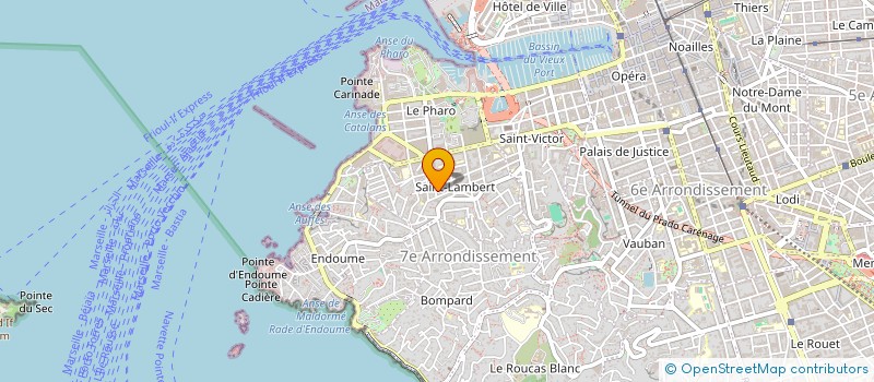 localisation de l'entreprise INDIVISION SELMI SONIA ET CORBIER GABRIEL à MARSEILLE