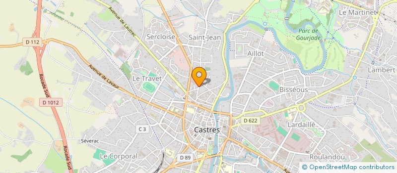 localisation de l'entreprise INDIVISION SENDRAL LMNP  CASTRES